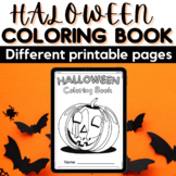 Halloween Coloring Book  - Fall Activity- Halloween Activi