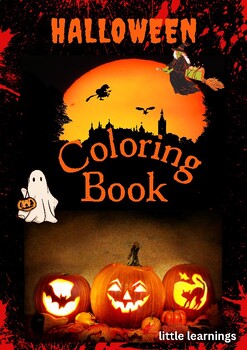 Preview of Halloween Coloring Book - Free