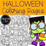 Halloween Coloring Pages {Made by Creative Clips Clipart}