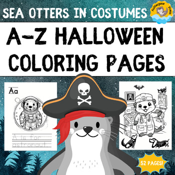 Otter Halloween Coloring Book: Adults Halloween Coloring Books for Otter  Lovers (Paperback)