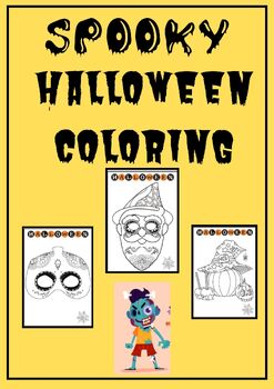 Preview of Halloween Coloring Book - Unlock Creativity