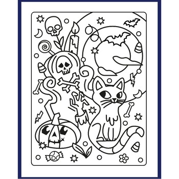 Coloring Books: halloween coloring books for kids ages 2-4