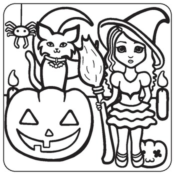 Halloween Coloring Books for Kids, Pack of 20, 5” x 7” Mini