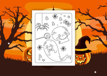 Preview of Halloween Coloring Page for Kids - KDP