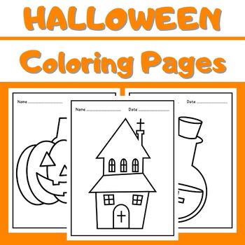Preview of Halloween Coloring Pages