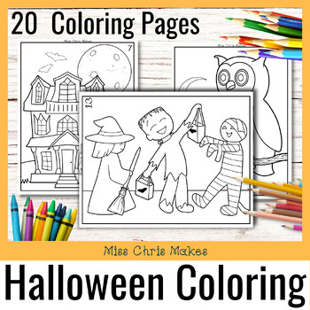 Preview of Halloween Coloring Pages