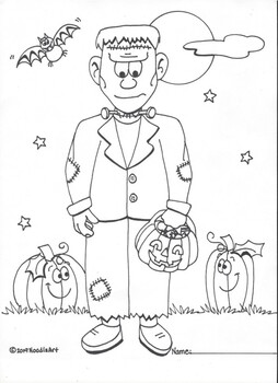 Download Halloween Coloring Pages Bundle 2 by NoodlzArt | TpT