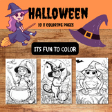 Halloween Coloring Pages- Activites