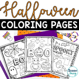 Halloween Coloring Pages Activities - Autumn - October Bra