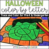 Halloween Coloring Pages | Color By Letter Worksheets