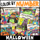 Halloween Coloring Pages | Color by Number | Numbers 0-10 