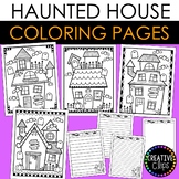 Halloween Coloring Pages: Haunted House Coloring Pages