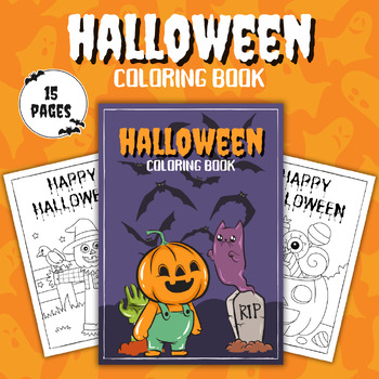 Halloween Coloring Pages and Activities Bundles Designer by Gambi Pages