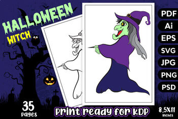 Preview of Halloween Coloring Pages for Kids