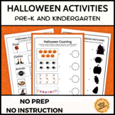 Halloween Coloring Puzzle Activities for PreK Kindergarten