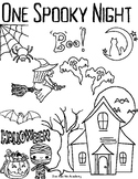 Halloween Coloring Sheet (Tell The Story)