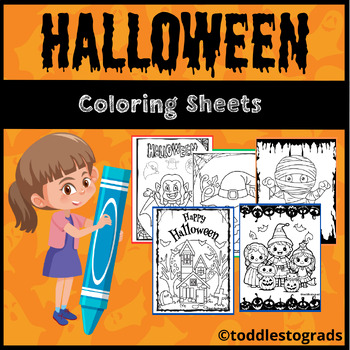 Preview of Halloween Coloring Sheets
