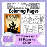 Halloween Coloring Sheets