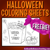 Halloween Coloring Sheets | FREEBIE for Pre-k