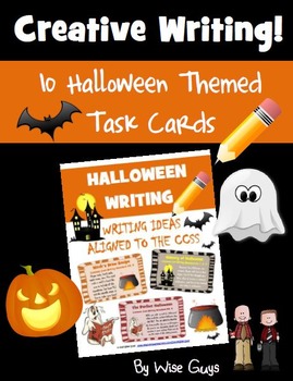 Preview of Halloween Writing Task Cards