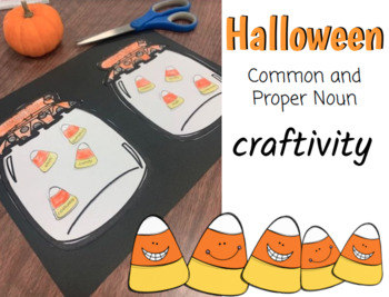 Preview of Halloween Common and Proper Noun Craftivity