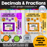 Halloween | Comparing and Ordering Fractions and Decimals 