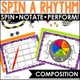 Halloween Rhythm Spinners Composing Activity – Spin A Rhyt