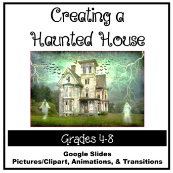 Preview of Halloween Computer Activities Creating a Haunted House Digital Distance Learning