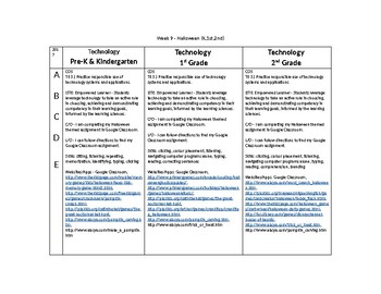 Preview of Halloween Computer Lab Lesson Plan