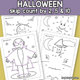 Halloween Connect the Dots - Dot to Dot Skip Counting by 2