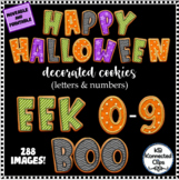 Halloween Cookies Letters & Numbers Moveable & Printable B