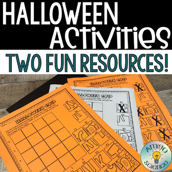 Preview of Halloween Coordinate Graphing Activity & Fun Worksheets - Bundle