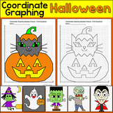 Halloween Math Coordinate Graphing Pictures - Plotting Ordered Pairs Activity