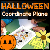 Halloween Coordinate Plane Task Cards Activity