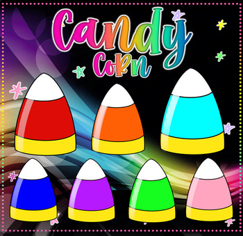 Preview of Halloween Corn Candy | Clip Art Illustration