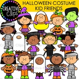 Halloween Costume Kid Friends {Halloween Clipart}