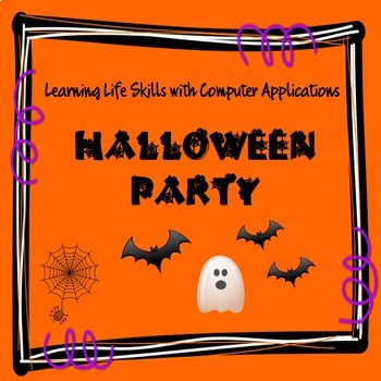 Preview of Halloween Computer Activities-Budgeting a Halloween Party-Google-Office