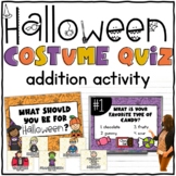 Halloween Fun Math Activities Costume Quiz Addition Practice
