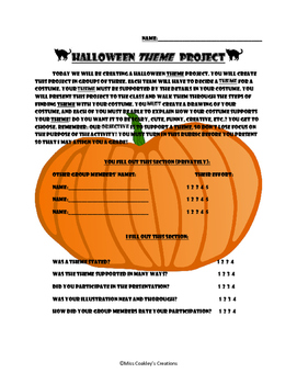 Preview of Halloween Costume THEME project