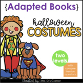 Halloween Costumes Interactive Adapted Books for Halloween