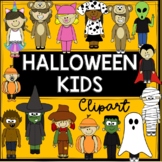 Halloween Costumes Kids- Clipart