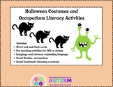 Halloween Costumes and Occupations Literacy Activities