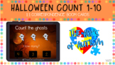 Halloween- Count 1-10- 1:1 Correspondence- Boom Cards