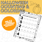 Halloween Count and Color Activity