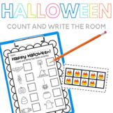 Halloween Count and Write the Room Activity