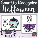 Halloween Count to Recognize Number Mats 0 to 10