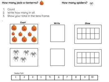 Preview of Halloween Counting Book