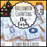 Halloween Counting Clip Cards Math Center