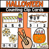 Halloween Counting Clip Cards, Math Center