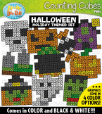 Halloween Counting Cubes Clipart {Zip-A-Dee-Doo-Dah Designs}